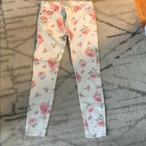 Floral Free People Skinny Jeans